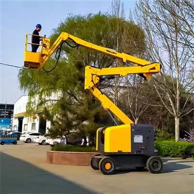 بالابر بوم مفصلی با برق دیزل