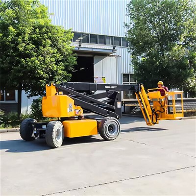 بالابر بوم مفصلی با قدرت دوگانه 60 فوت